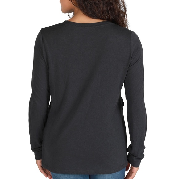 WOMEN'S FLOWY LONG SLEEVE TEE - Picture 3 of 3